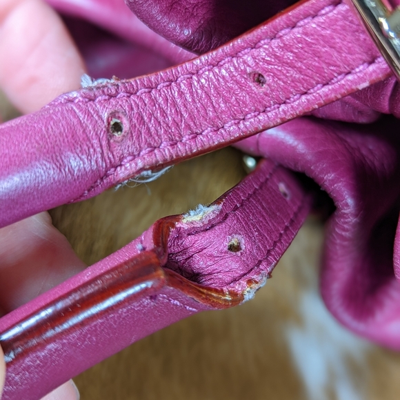 Kate Spade Westbury Drawstring Opus Berry Pink Shoulder Bag Tote - Picture 14 of 14